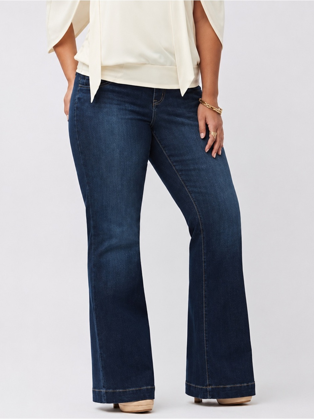 Lane Bryant Venezia Stretch Flare Jeans NWT